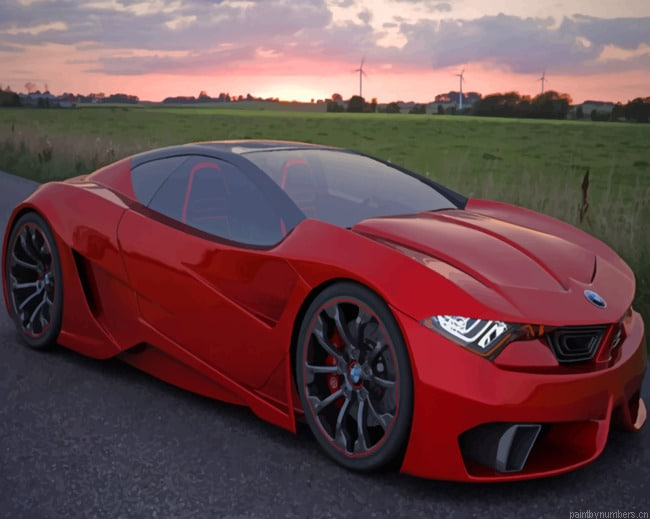 Bmw M9 Concept Cars Painting By Numberss.png