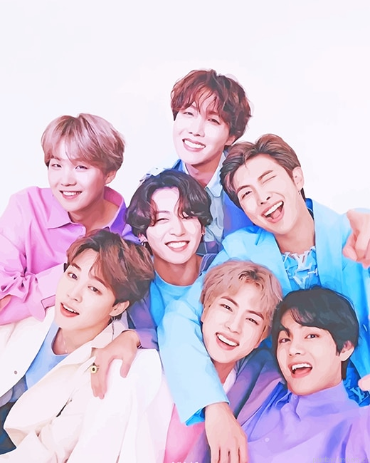 Bts Team Painting By Numberss.png