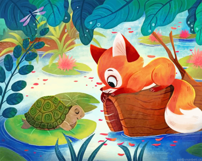 Baby Fox Painting By Numberss.png