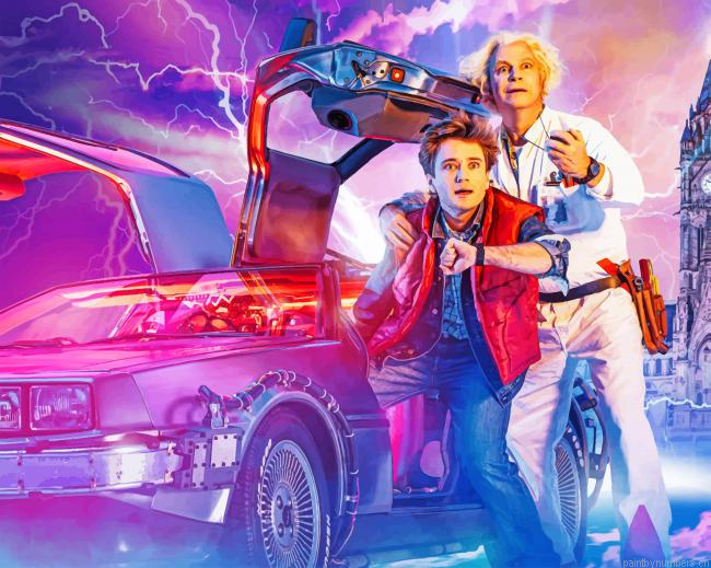 Back To The Future Painting By Numberss.png