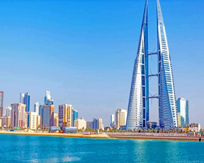 Bahrain Middle East Painting By Numbers.png