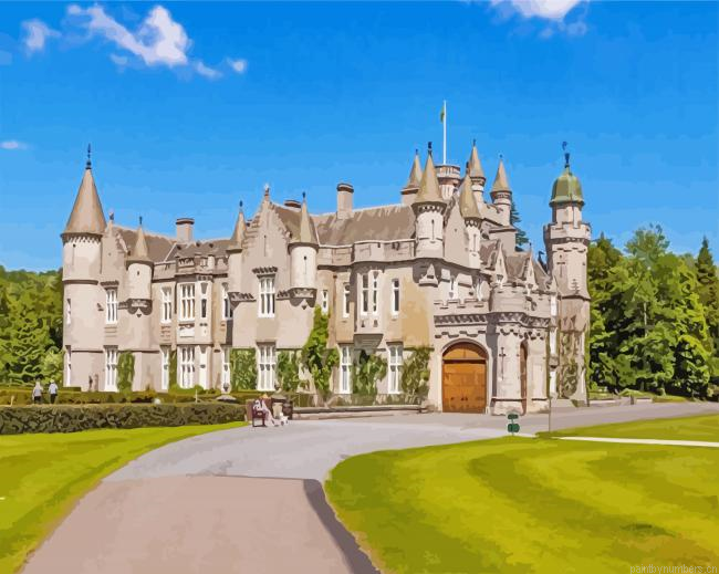 Balmoral Castle In Scotland Painting By Numberss.png