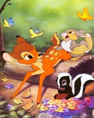 Bambi And Her Friends Painting By Numbers.png