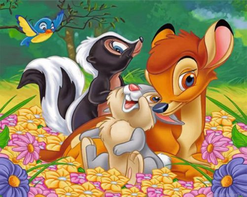 Bambi Animation Painting By Numbers.png