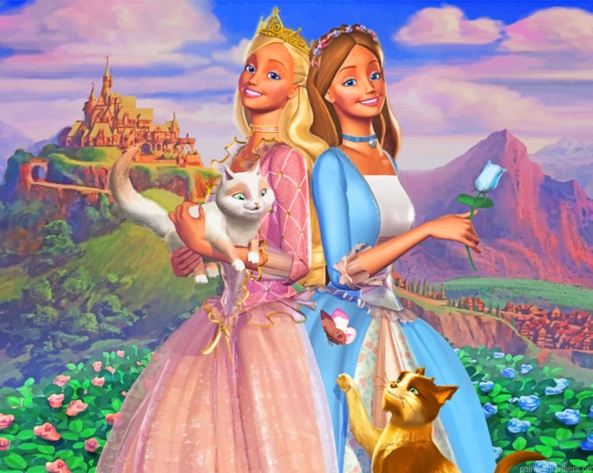 Barbie And Pauper Animations Painting By Numbers.png