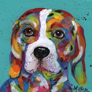 Barney Beagle Dog Painting By Numberss.png