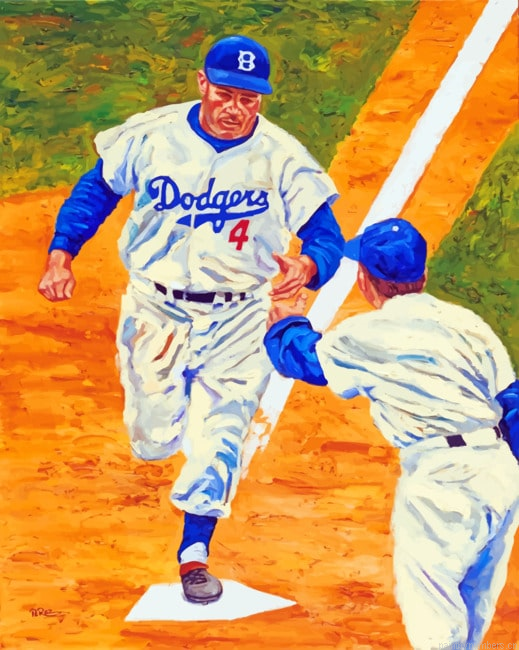 Baseball Dodgers Players Painting By Numberss.png