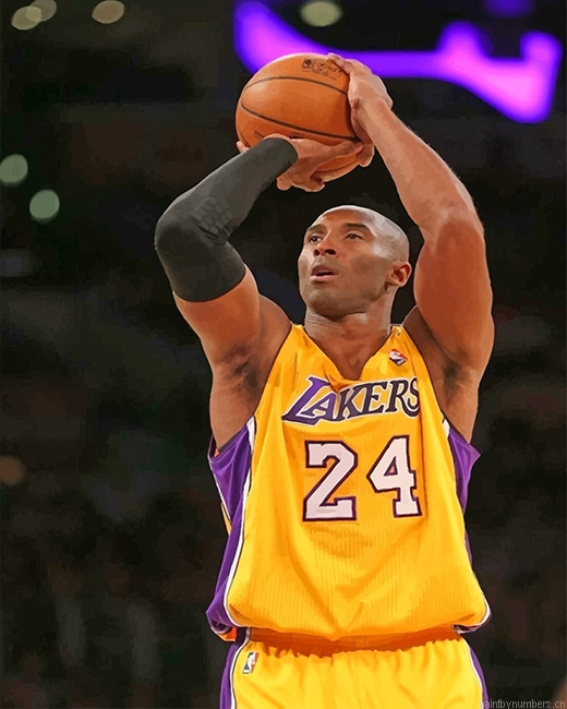 Basketball Kobe Bryant Painting By Numbers.png