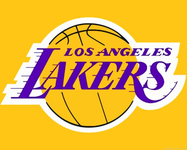 Basketball Team Lakers Logo Painting By Numberss.png