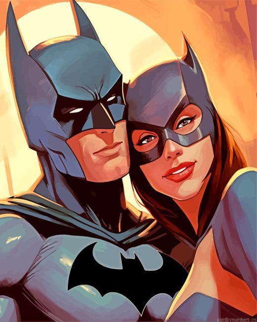 Batman And Catwoman Couple Painting By Numberss.png