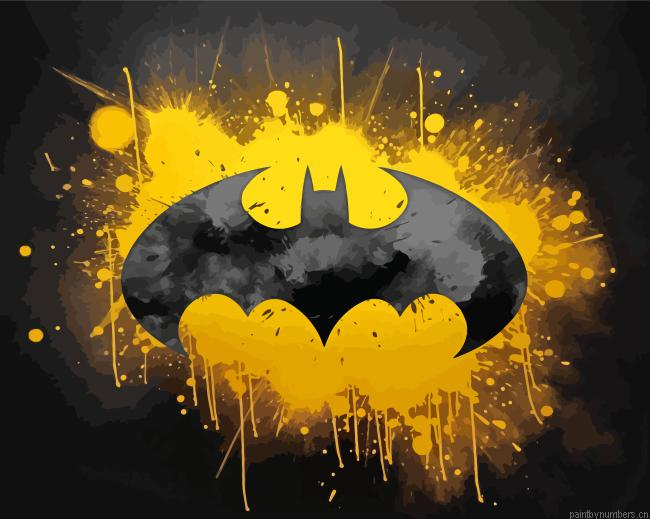 Batman Logo Painting By Numberss.png