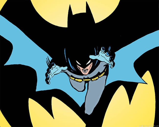 Batman Super Hero Painting By Numberss.png