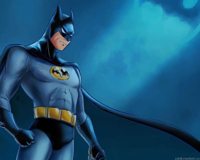 Batman The Legend Cartoonspainting By Numberss.png