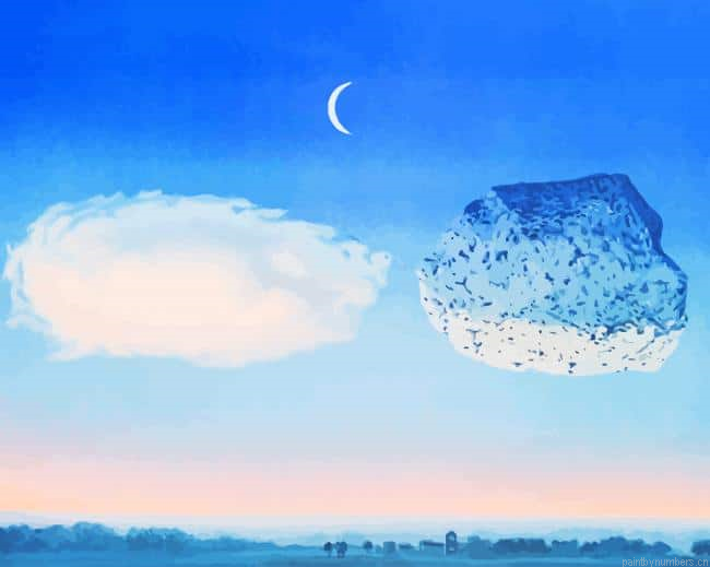 Battle Of The Argonne Renne Magritte Painting By Numberss.png