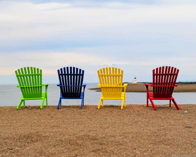Beach Chairs Seaside Painting By Numberss.png