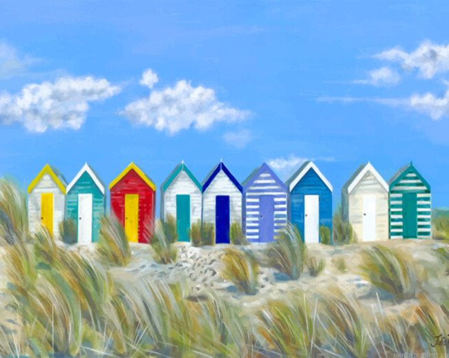 Beach Huts Painting By Numbers.png