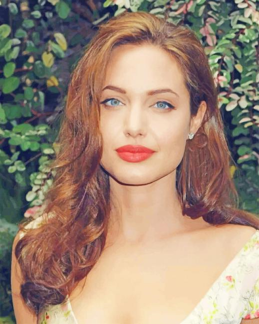 Beautiful Angelina Jolie Actors Painting By Numberss.png