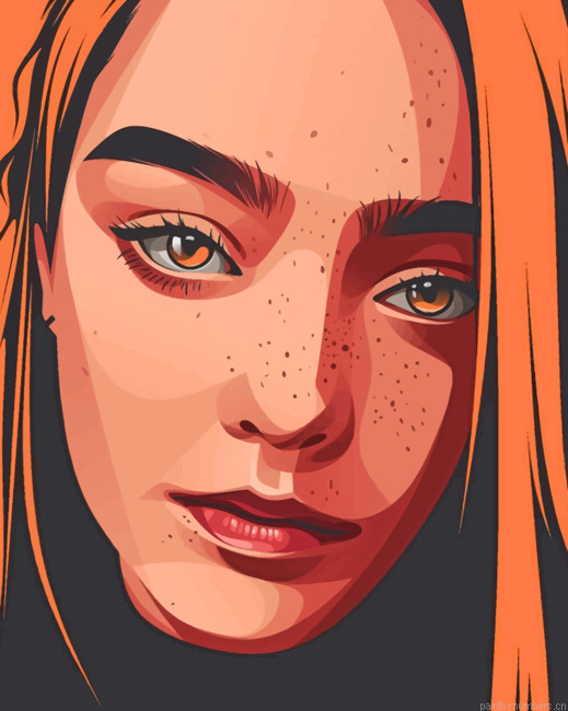 Beautiful Girl Painting By Numberss.png