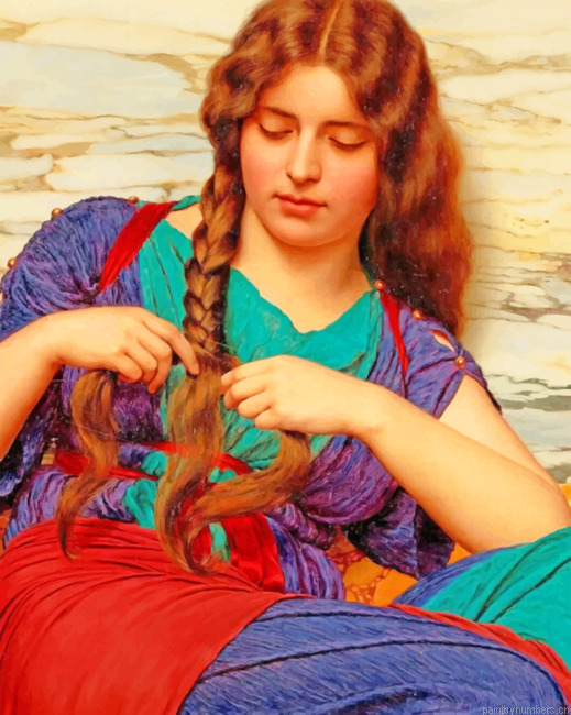 Beautiful Woman Painting By Numbers.png