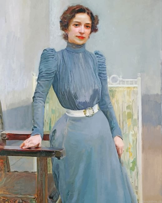 Beautiful Woman Sorolla Painting By Numberss.png