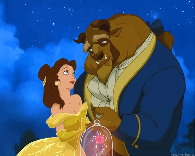 Beauty And The Beast Animations Painting By Numberss.png
