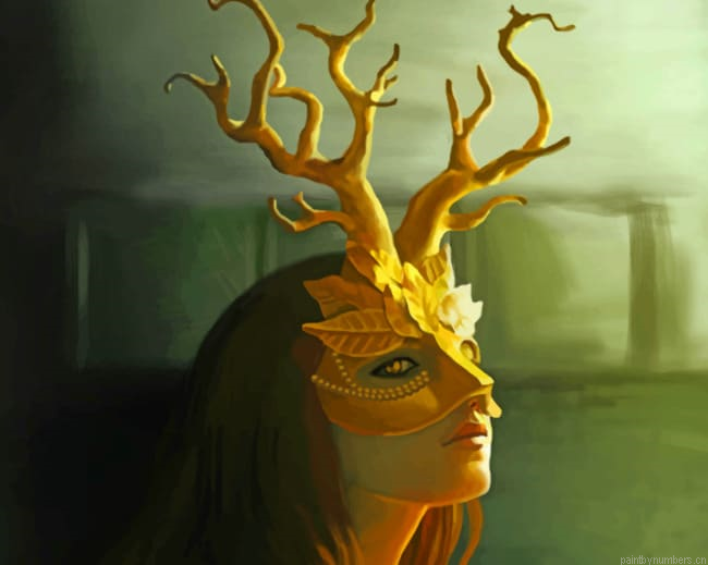Beauty In Mask Arts Painting By Numberss.png