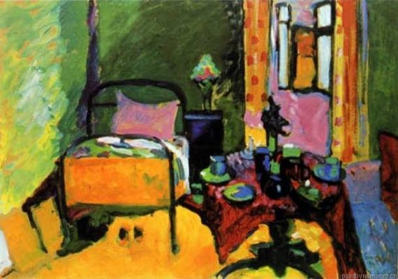 Bedroom By Wassily Kandinsky Painting By Numbers.png
