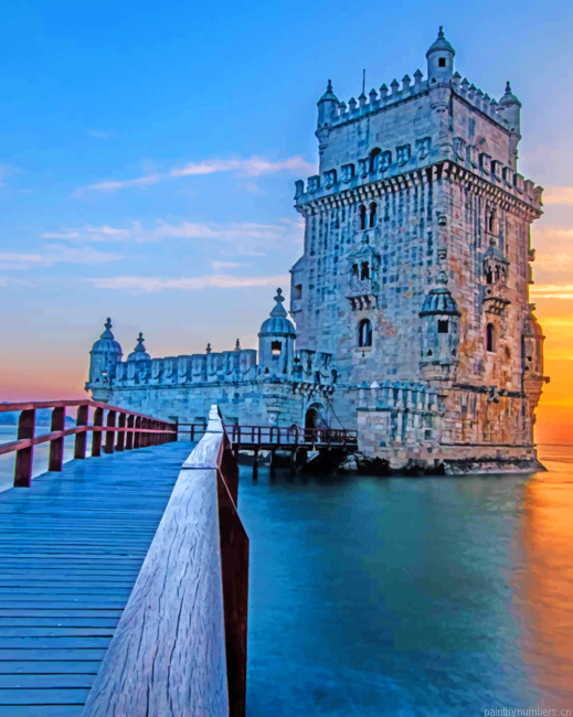 Belem Tower Portugal Painting By Numberss.png