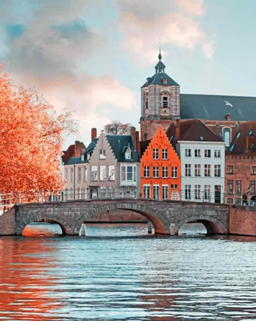 Belgium Bruges Painting By Numberss.png