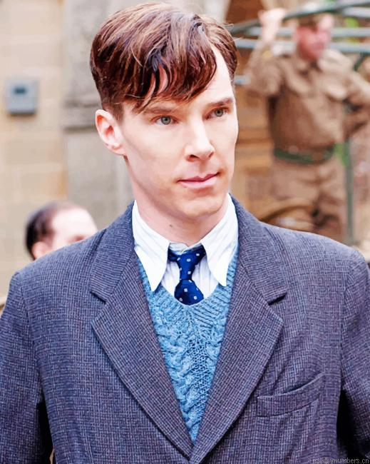 Benedict Cumberbatch Alan Turing Actors Painting By Numbers.png
