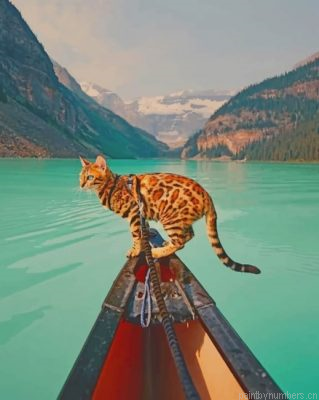 Bengal Cat In Banff National Park Painting By Numbers.png