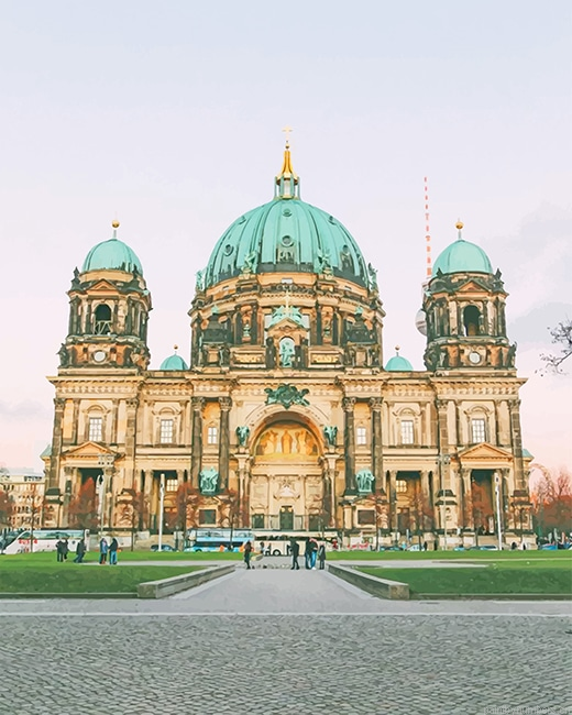 Berlin Cathedral Buildings Painting By Numberss.png