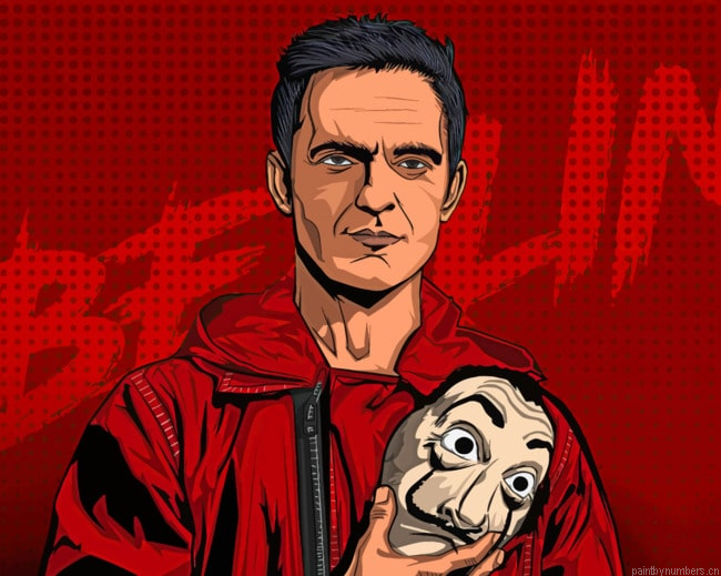 Berlin From Money Heist Movies Painting By Numberss.png