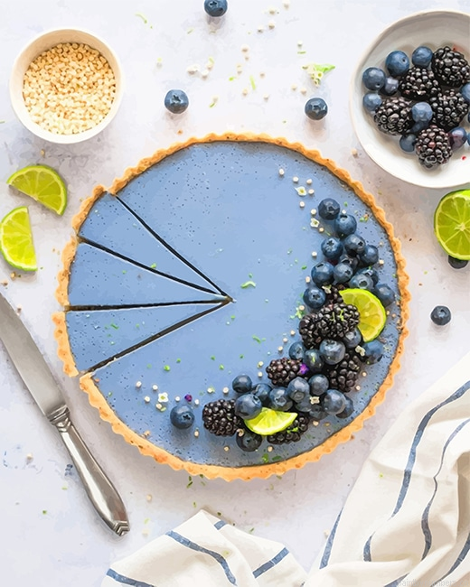Berries Cake Food Painting By Numbers.png