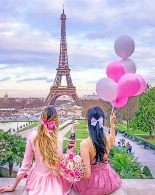 Best Friends In Paris Painting By Numbers.png