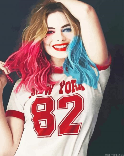 Best Picture Of Margot Robbie New Painting By Numberss.png