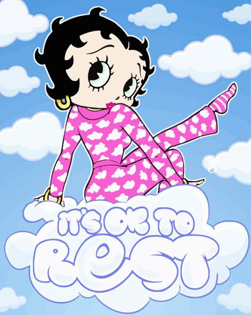 Betty Boop Cartoon Painting By Numberss.png