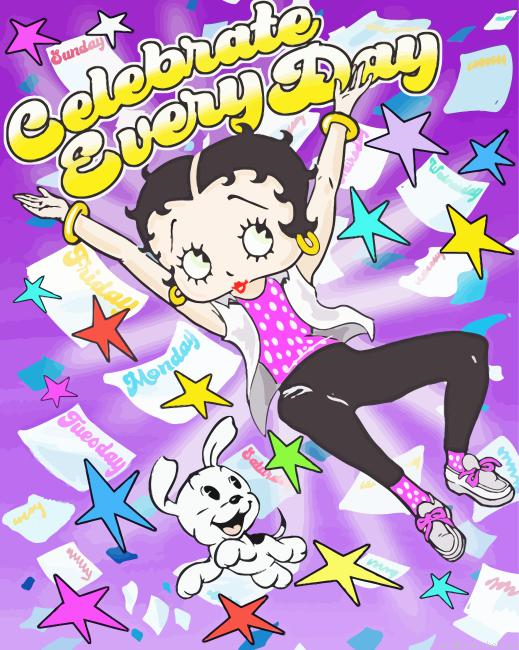 Betty Boop Celebration Painting By Numberss.png