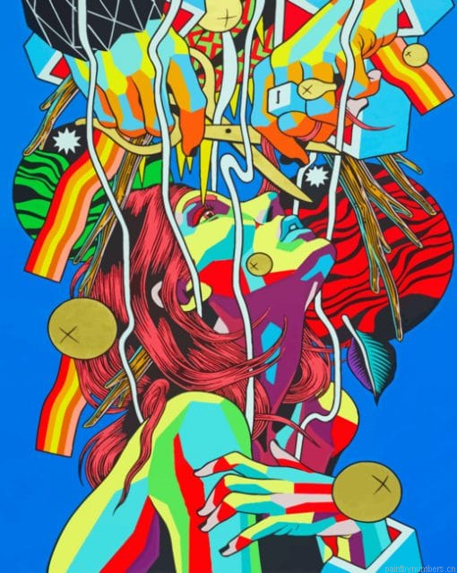 Bicicleta Sem Freio Abtstracts Painting By Numberss.png