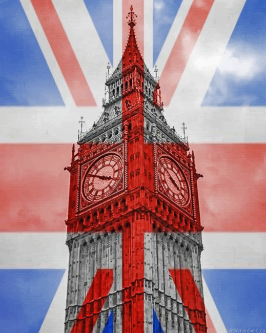 Big Ben Clock Tower Painting By Numbers.png