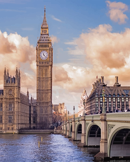 Big Ben London Towers Painting By Numbers.png