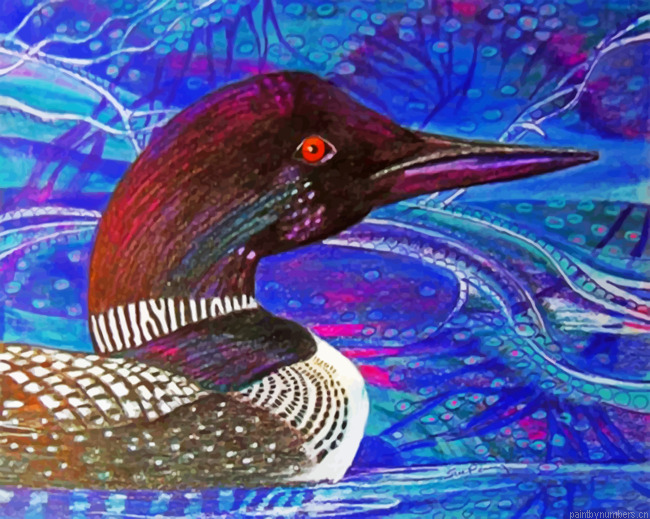 Bird Loon Painting By Numbers.png