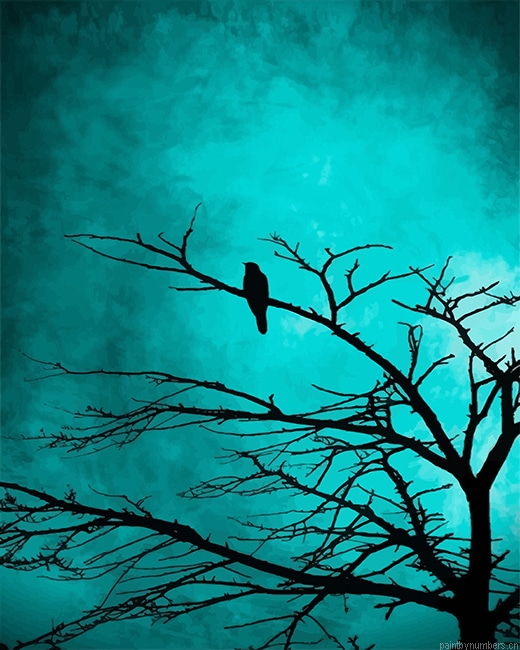 Bird Silhouette Painting By Numberss.png