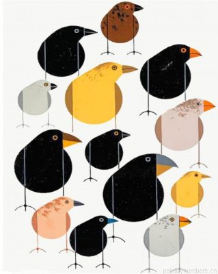 Birds Charley Harper Painting By Numbers.png