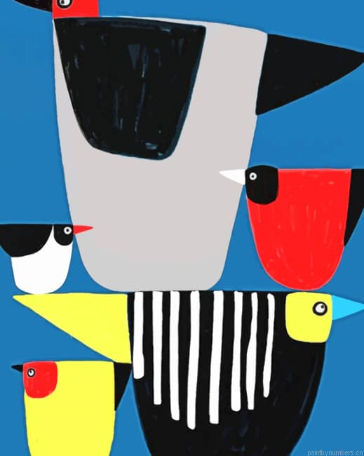 Birds Illustration Painting By Numberss.png