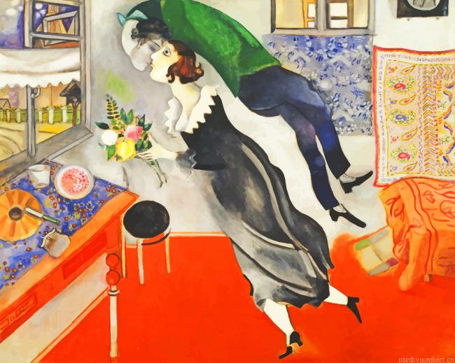 Birthday By Marc Chagall Painting By Numberss.png