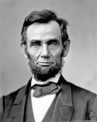 Black And White Abe Lincoln Painting By Numbers.png