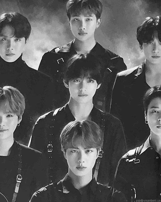 Black And White Bts Painting By Numbers.png