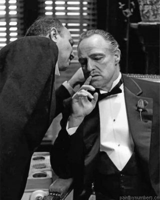 Black And White Godfather Painting By Numbers.png