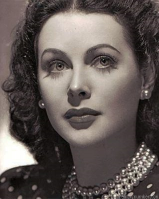 Black And White Hedy Lamarr Painting By Numbers.png
